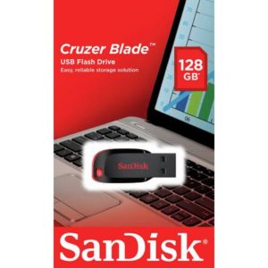 זכרון פלאש SanDisk  Cruzer Blade  128GB
